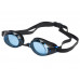 Очки для плавания VIEW PIRANA, синяя рамка/черный силикон