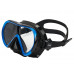 Маска TUSA INO, синяя рамка, черный силикон