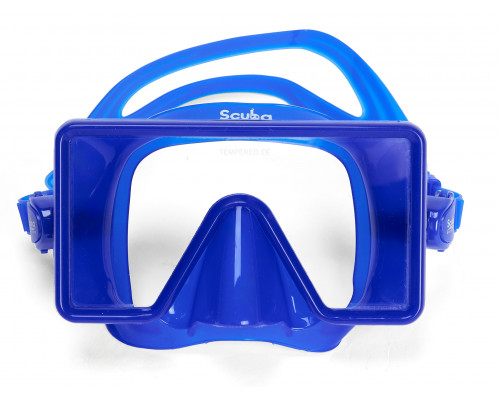 Набор для плавания SCUBA BROTHERS PANORAMIC BLUE, маска, трубка, сумка