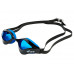 Очки для плавания VIEW ORKA, черная рамка/синий силикон, синие линзы