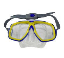 Маска SCORPENA, сине-желтая, подростковая