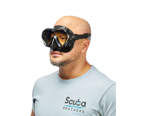 Маска TUSA PARAGON S, черная рамка, черный силикон