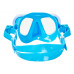 Маска SEAC SUB PROCIDA JUNIOR LIGHT BLUE, белая рамка/синий силикон