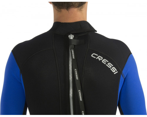Гидрокостюм CRESSI MOREA MAN MONOPIECE, черно-синий, 3mm