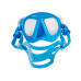 Маска SEAC SUB BELLA LIGHT BLUE, бело-синяя рамка/синяя силикон