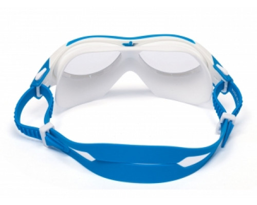 Очки SALVIMAR FRIPP, подростковые, белый силикон/синяя рамка