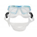 Маска SEAC SUB BELLA AQUAMARINE, голубая рамка/прозрачный силикон
