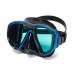 Комплект TUSA SPORT UCR2425PM, синий, зеркальные линзы, маска+трубка