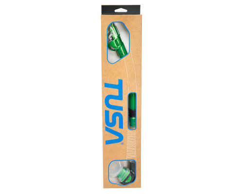 Трубка TUSA HYPERDRY ELITE II, зеленая/прозрачная