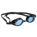 Очки для плавания VIEW PIRANA, синяя рамка/черный силикон