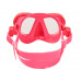 Маска SEAC SUB BELLA PINK, бело-розовая рамка/розовый силикон