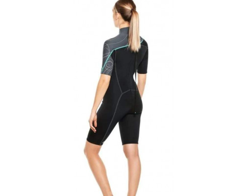 Гидрокостюм BARE ELATE SHORTY WOMENS 2 мм, женский, серый