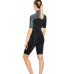 Гидрокостюм BARE ELATE SHORTY WOMENS 2 мм, женский, серый