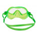 Маска детская SEAC SUB BAIA KID LIME, зеленая рамка/зеленый силикон