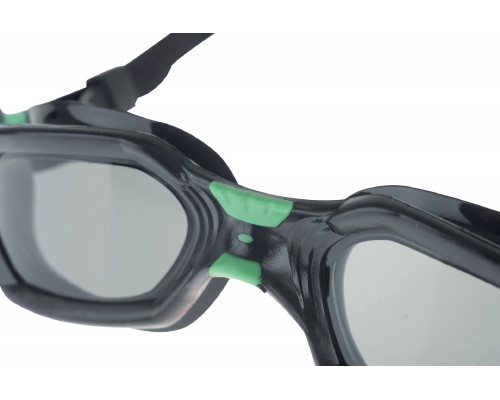 Очки для плавания SEAC SUB AQUATECH BLACK/GREEN, тонированные стекла