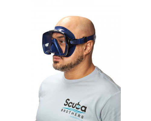 Маска TUSA FREEDOM HD, синяя рамка, синий силикон