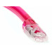 Трубка TUSA HYPERDRY ELITE II, розовая, прозрачный силикон