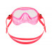 Маска детская SEAC SUB BAIA KID PINK, розовая рамка/розовая силикон