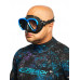 Маска TUSA INTEGA, синяя рамка, черный силикон