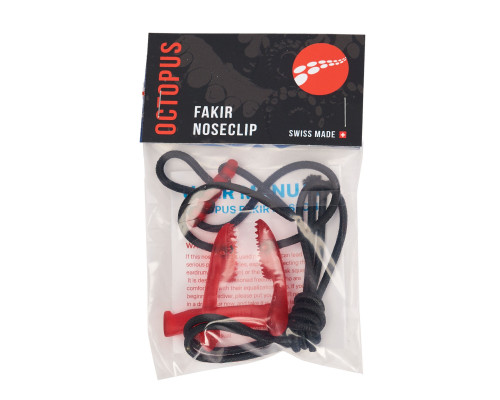 Зажим для носа OCTOPUS FAKIR RED