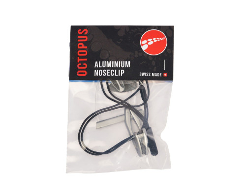 Зажим для носа OCTOPUS ALUMINIUM NATURAL GREY