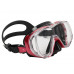 Маска TUSA TRI-QUEST FD, красная рамка, черный силикон