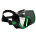 Маска TUSA FREEDOM ELITE, зеленая рамка, черный силикон