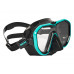 Маска SEAC SUB APPEAL TIFFANY, черно-голубая рамка/черный силикон