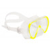 Маска TUSA INO, желтая рамка, прозрачный силикон