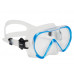 Маска TUSA INO, синяя рамка, прозрачный силикон