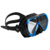 Маска TUSA INO, синяя рамка, черный силикон