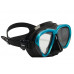 Маска TUSA INTEGA, бирюзовая рамка, черный силикон