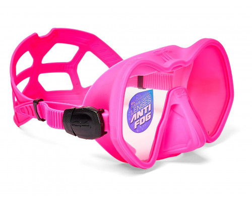 Набор для плавания C4 SKYLINE ANTIFOG ROSE, маска, трубка, сумка