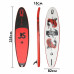 Сапборд надувной JS BOARD SUP RED QUEEN RQ335 335x81x15 см
