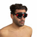Очки маска для плавания SEAC SUB SONIC BLACK/RED, тонированные стекла