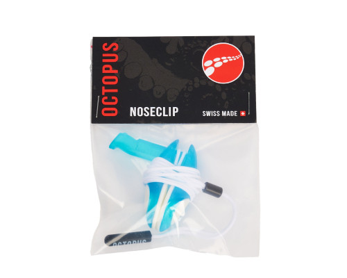 Зажим для носа OCTOPUS CLASSIC TRANSPARENT BLUE