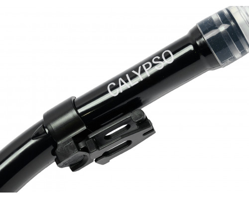Трубка SCUBA BROTHERS CALYPSO BLACK/CLEAR, сухая