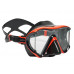 Маска MARES i3 трёхстекольная, черно-красная рамка/черный силикон