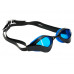 Очки для плавания VIEW ORKA, черная рамка/синий силикон, синие линзы