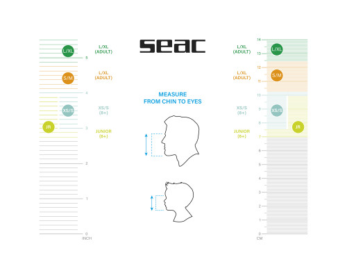 Маска полнолицевая детская SEAC SUB LIBERA JUNIOR GREEN/LIME