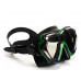 Маска TUSA PARAGON S, зеленая рамка, черный силикон