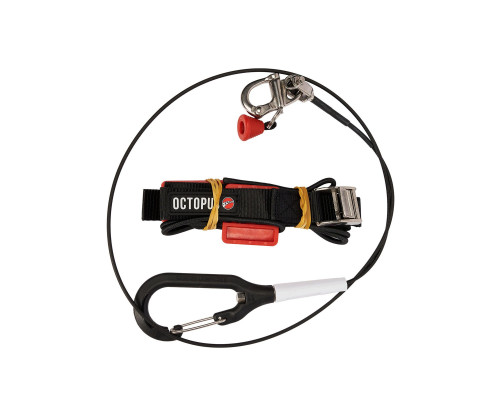 Лайнер с поясом для фридайвинга CNF OCTOPUS RED с быстросъемным карабином