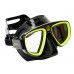 Маска SEAC SUB EXTREME 50 YELLOW, черно-желтая рамка/черный силикон