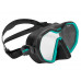 Маска SEAC SUB ICONA TIFFANY, черно-голубая рамка/черный силикон