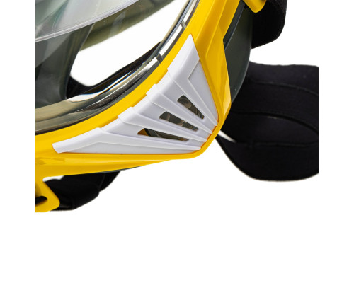 Полнолицевая маска MARLIN VISION PRO + GoPro, yellow/grey