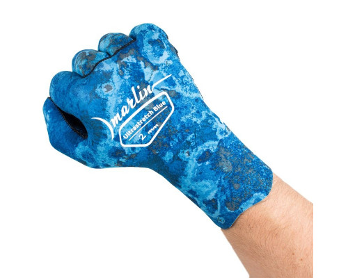 Перчатки MARLIN ULTRASTRETCH, голубые, 2 мм