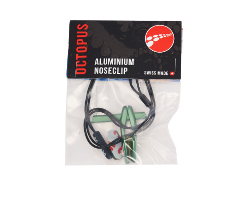 Зажим для носа OCTOPUS ALUMINIUM GREEN