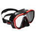 Маска SEAC SUB APPEAL RED, черно-красная рамка/черный силикон