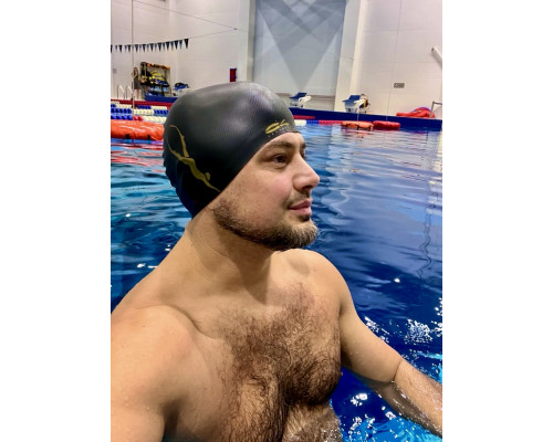 Шапочка для плавания C4 SILICONE BLACK