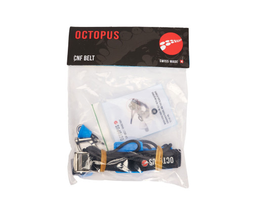 Пояс для фридайвинга CNF OCTOPUS BLUE с бастросъемным карабином